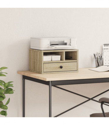 vidaXL Printer Stand Sonoma Oak 40x32x22,5 cm Engineered Wood