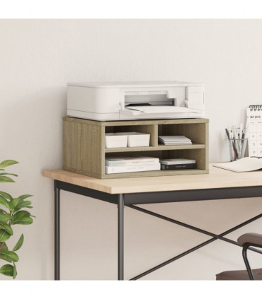 vidaXL Printer Stand Sonoma Oak 49x40x22,5 cm Engineered Wood