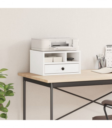 vidaXL Printer Stand White 40x32x22,5 cm Engineered Wood