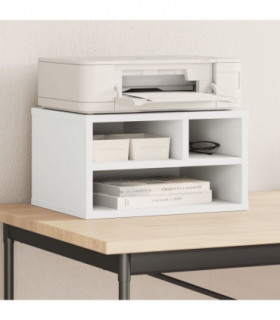 vidaXL Printer Stand White 40x32x22,5 cm Engineered Wood