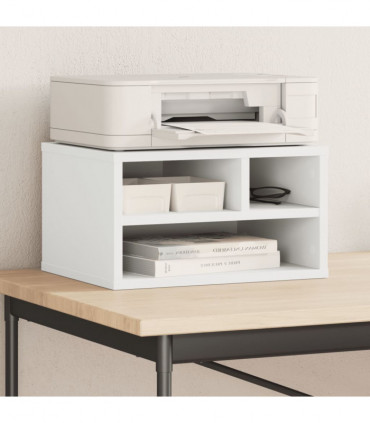 vidaXL Printer Stand White 40x32x22,5 cm Engineered Wood