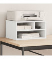 vidaXL Printer Stand White 40x32x22,5 cm Engineered Wood
