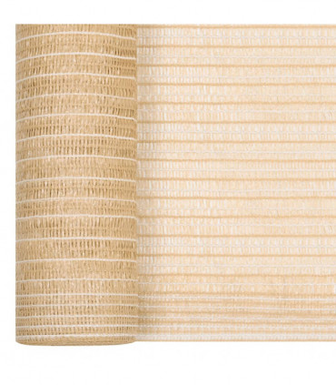 vidaXL Privacy Net Beige 3.6x25 m HDPE 150 g/m²