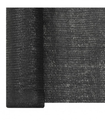 vidaXL Privacy Net Black 1.5x50 m HDPE 195 g/m²