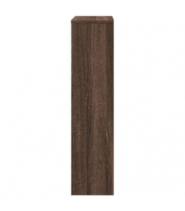 vidaXL Radiator Cover Brown Oak 104x20x82 cm Engineered Wood