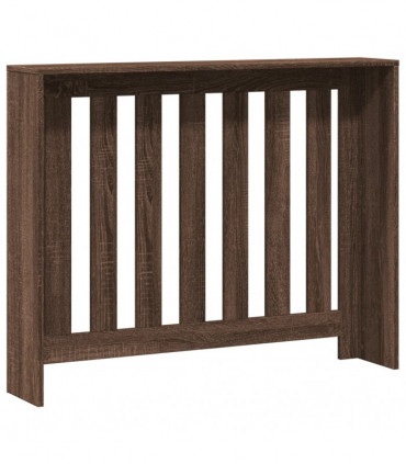 vidaXL Radiator Cover Brown Oak 104x20x82 cm Engineered Wood