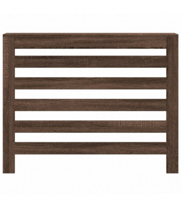 vidaXL Radiator Cover Brown Oak 104x20x82 cm Engineered Wood
