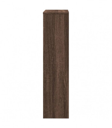vidaXL Radiator Cover Brown Oak 104x20x82 cm Engineered Wood