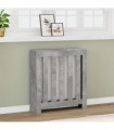 vidaXL Radiator Cover Concrete Grey 78x20x82 cm Engineered Wood