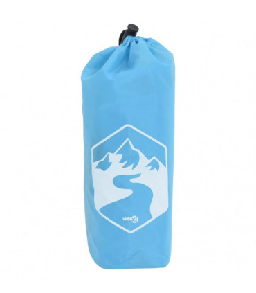 vidaXL Rain Poncho with Hood 2-in-1 Design Blue 223x145 cm