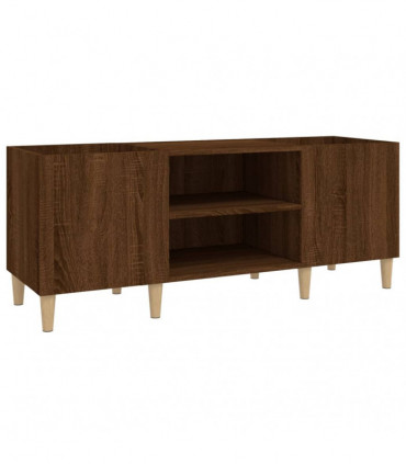 vidaXL Record Cabinet Brown Oak 121x38x48 cm Engineered Wood