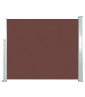 vidaXL Retractable Side Awning 120 x 300 cm Brown