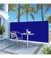 vidaXL Retractable Side Awning 140 x 300 cm Blue