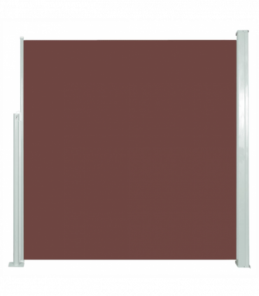 vidaXL Retractable Side Awning 140 x 300 cm Brown