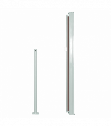 vidaXL Retractable Side Awning 140 x 300 cm Brown