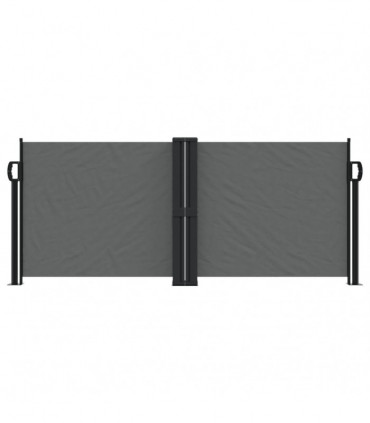 vidaXL Retractable Side Awning Anthracite 100x1000 cm