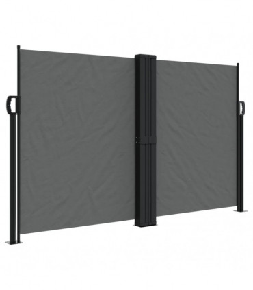vidaXL Retractable Side Awning Anthracite 140x1000 cm