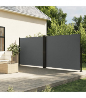 vidaXL Retractable Side Awning Anthracite 160x1200 cm