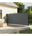vidaXL Retractable Side Awning Anthracite 160x300 cm