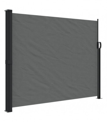 vidaXL Retractable Side Awning Anthracite 160x300 cm