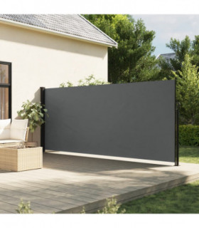 vidaXL Retractable Side Awning Anthracite 160x500 cm