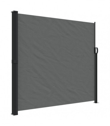 vidaXL Retractable Side Awning Anthracite 180x300 cm