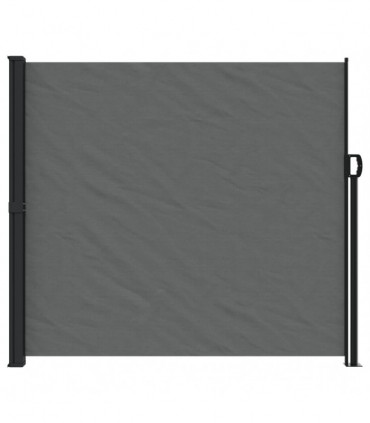 vidaXL Retractable Side Awning Anthracite 180x300 cm