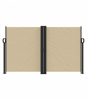 vidaXL Retractable Side Awning Beige 140x1200 cm