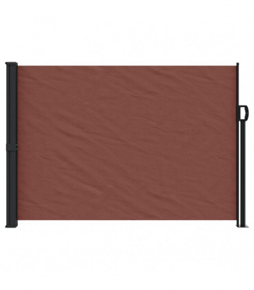 vidaXL Retractable Side Awning Brown 140x500 cm
