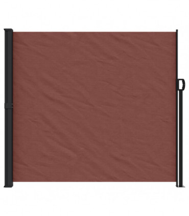 vidaXL Retractable Side Awning Brown 180x300 cm