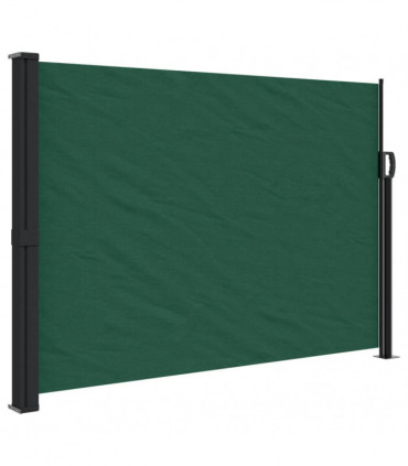 vidaXL Retractable Side Awning Dark Green 140x300 cm