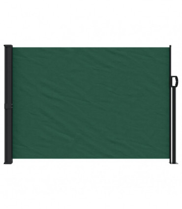 vidaXL Retractable Side Awning Dark Green 140x500 cm