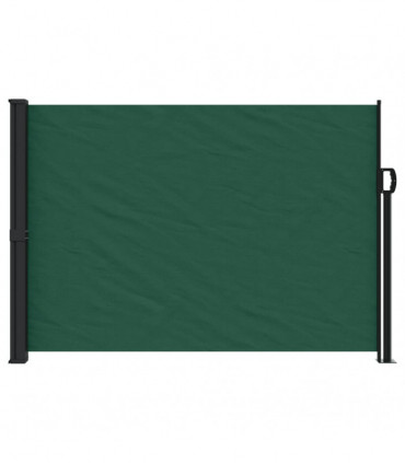 vidaXL Retractable Side Awning Dark Green 140x600 cm