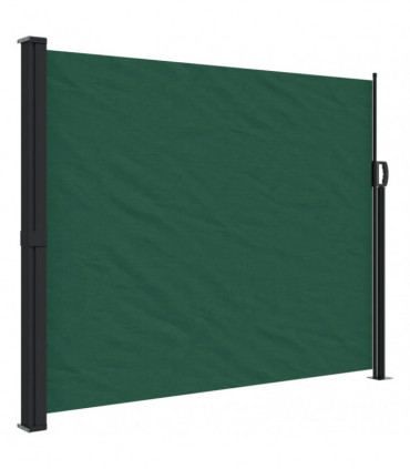 vidaXL Retractable Side Awning Dark Green 160x300 cm