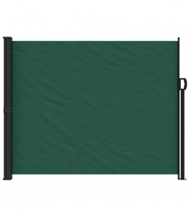 vidaXL Retractable Side Awning Dark Green 160x300 cm