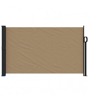 vidaXL Retractable Side Awning Taupe 120x500 cm