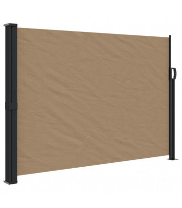 vidaXL Retractable Side Awning Taupe 140x300 cm