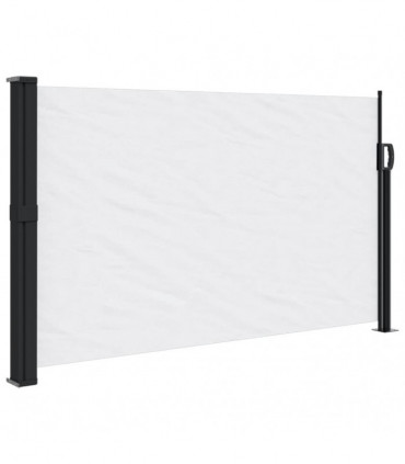 vidaXL Retractable Side Awning White 120x300 cm