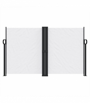 vidaXL Retractable Side Awning White 140x1000 cm