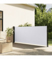 vidaXL Retractable Side Awning White 140x300 cm