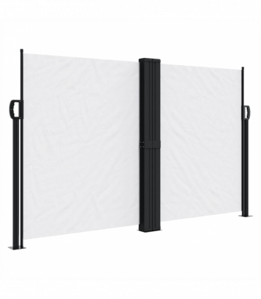 vidaXL Retractable Side Awning White 140x600 cm