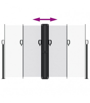 vidaXL Retractable Side Awning White 160x1000 cm