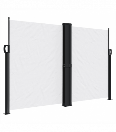 vidaXL Retractable Side Awning White 160x1200 cm