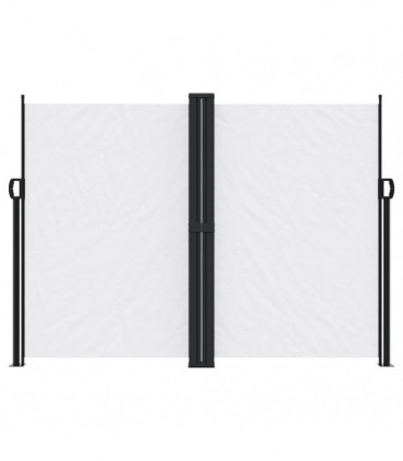 vidaXL Retractable Side Awning White 180x1200 cm