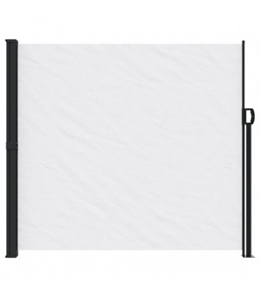 vidaXL Retractable Side Awning White 180x600 cm