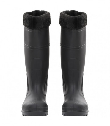 vidaXL Rian Boots with Removable Socks Black Size 40 PVC