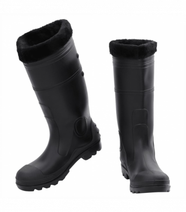 vidaXL Rian Boots with Removable Socks Black Size 41 PVC