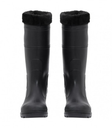 vidaXL Rian Boots with Removable Socks Black Size 42 PVC