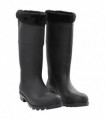 vidaXL Rian Boots with Removable Socks Black Size 44 PVC