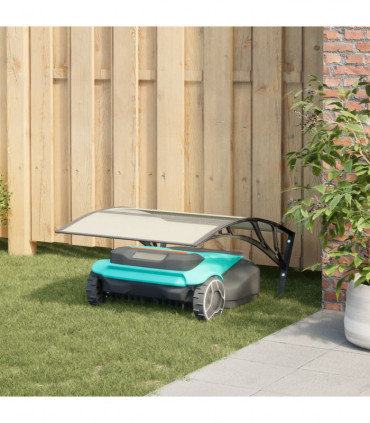 vidaXL Robot Mower Garage Black 80x101x46 cm